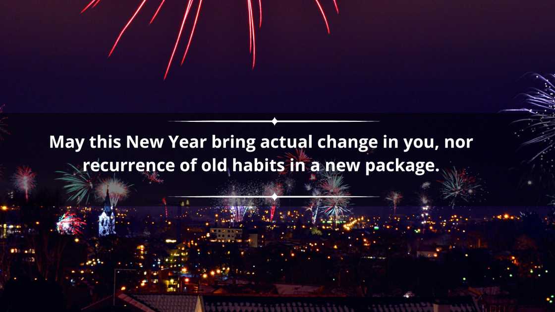 Fireworks at midnight in a city Fireworks at midnight in a city