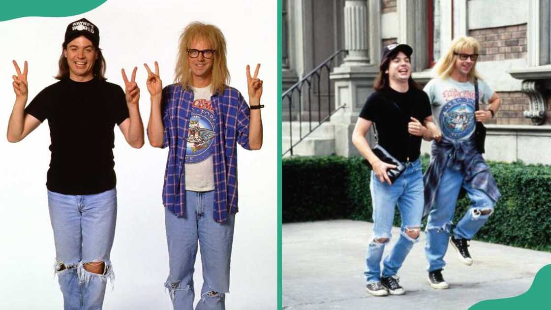 Wayne Campbell and Garth Algar