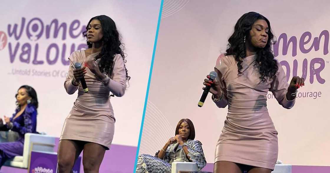Becca put up an electrifying performance at the 2024 Women of Valour conference held at the UPSA auditorium on March 7, 2024. Becca put up an electrifying performance at the 2024 Women of Valour conference held at the UPSA auditorium on March 7, 2024.