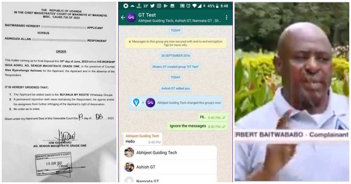 Wani ya maka 'Group Admin' a kotun kan cire shi a 'WhatsApp' Wani ya maka 'Group Admin' a kotun kan cire shi a 'WhatsApp'