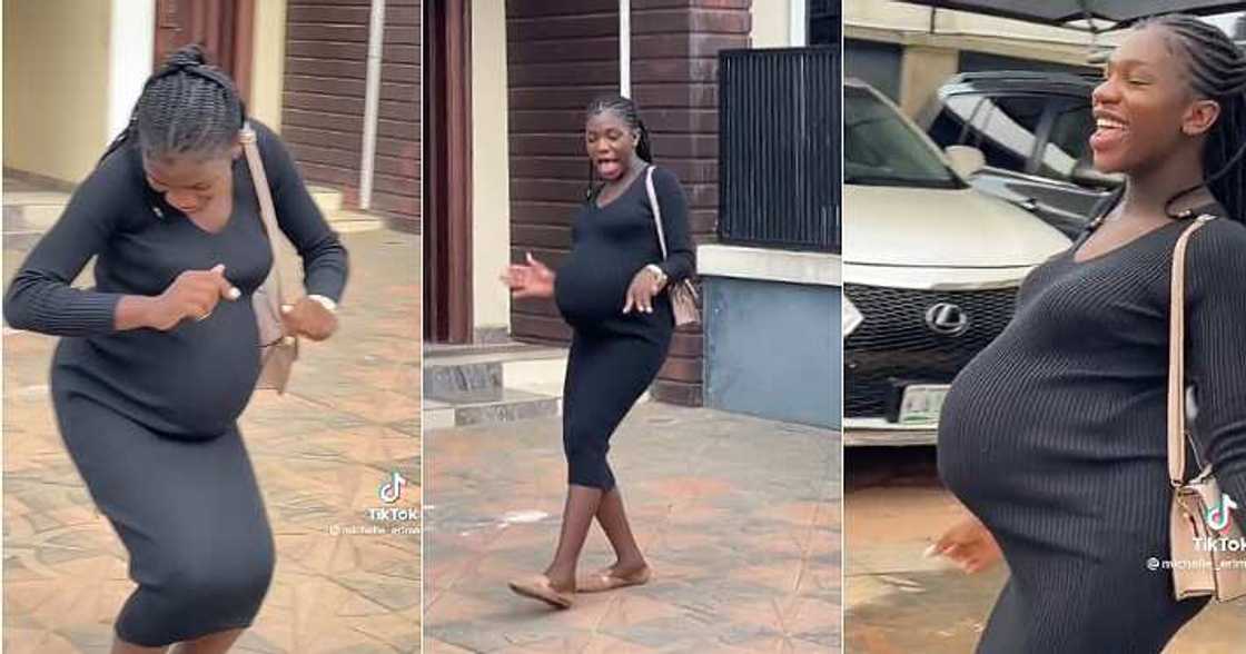 Pregnant woman flaunts babybump, dances in video Pregnant woman flaunts babybump, dances in video