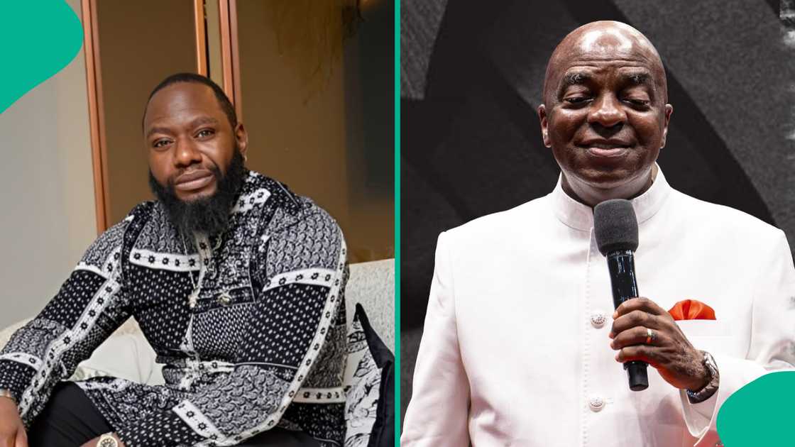 Pastor Jimmy Odukoya and Bishop Davido Oyedepo attend event together.