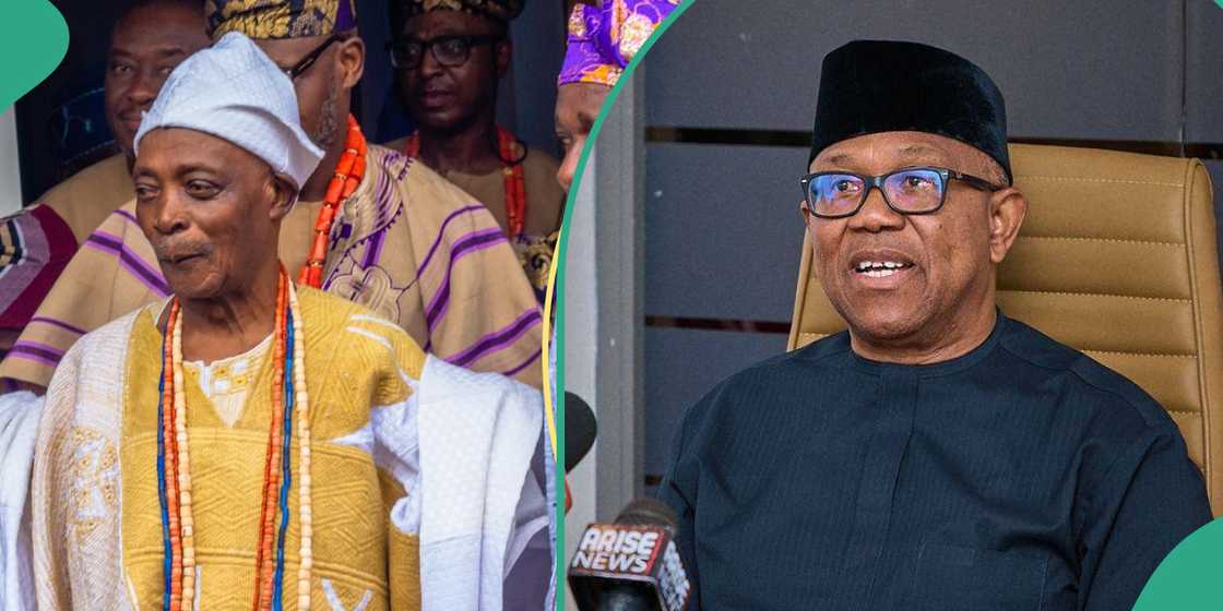 Olubadan ya yi karin haske kan maganganu bayan Obi ya taya shi murna