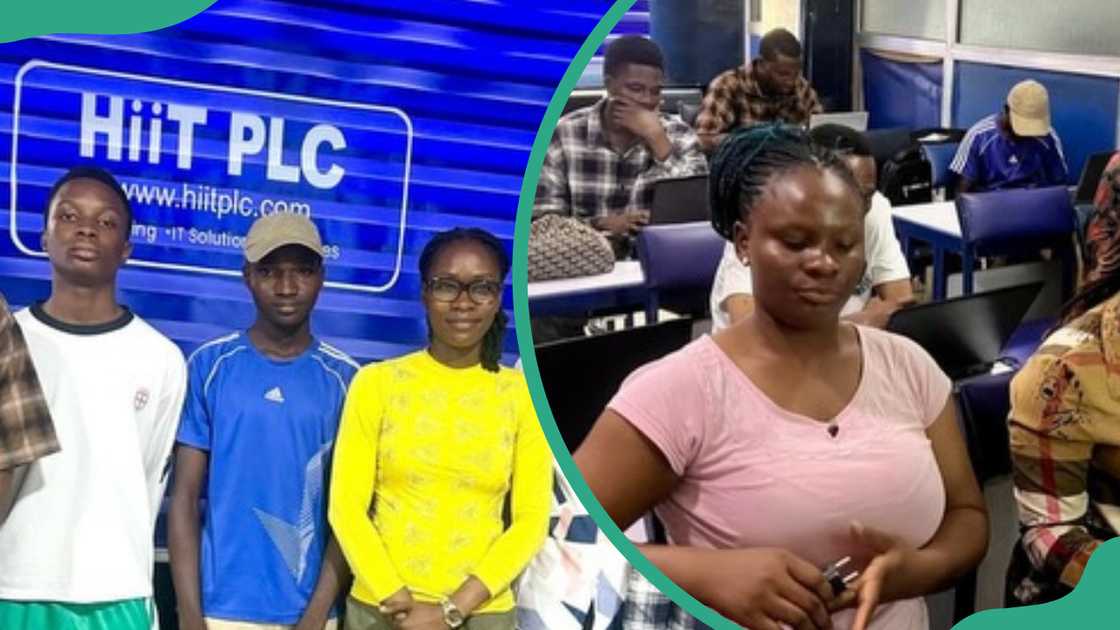 Students at the HiiT Lagos training centre Students at the HiiT Lagos training centre