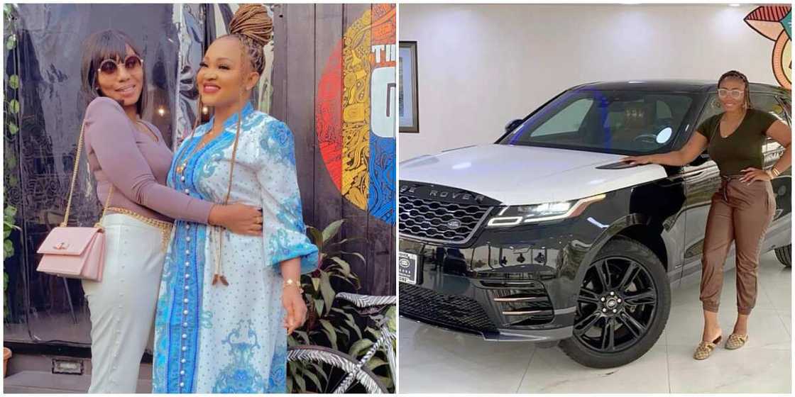 Celebrity designer Abike Domina cops new Range Rover, actress Mercy Aigbe celebrates her Celebrity designer Abike Domina cops new Range Rover, actress Mercy Aigbe celebrates her