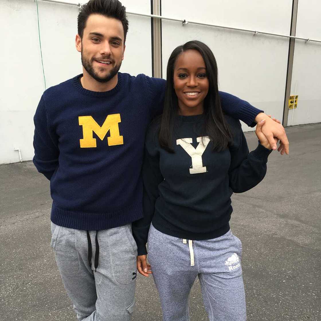 Jack Falahee and Aja Naomi King Jack Falahee and Aja Naomi King