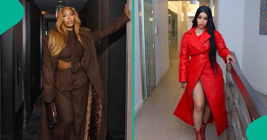 Tiwa Savage and Cardi B have fun at club