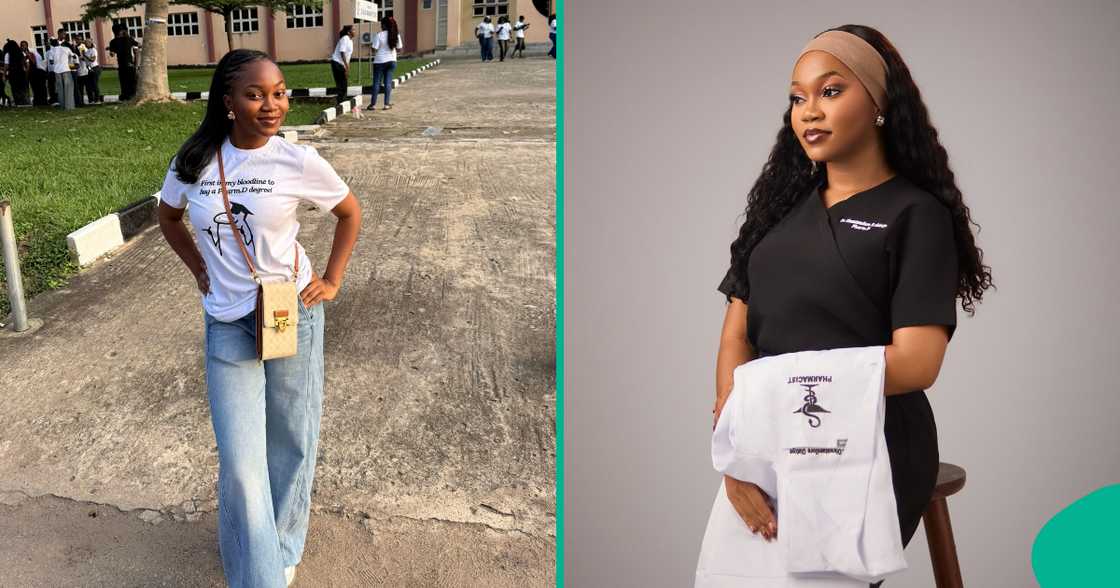 Nigerian lady bags distinction in pharmacy.