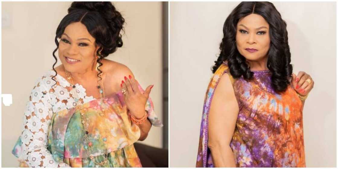 Photos of Nollywood star Sola Sobowale.