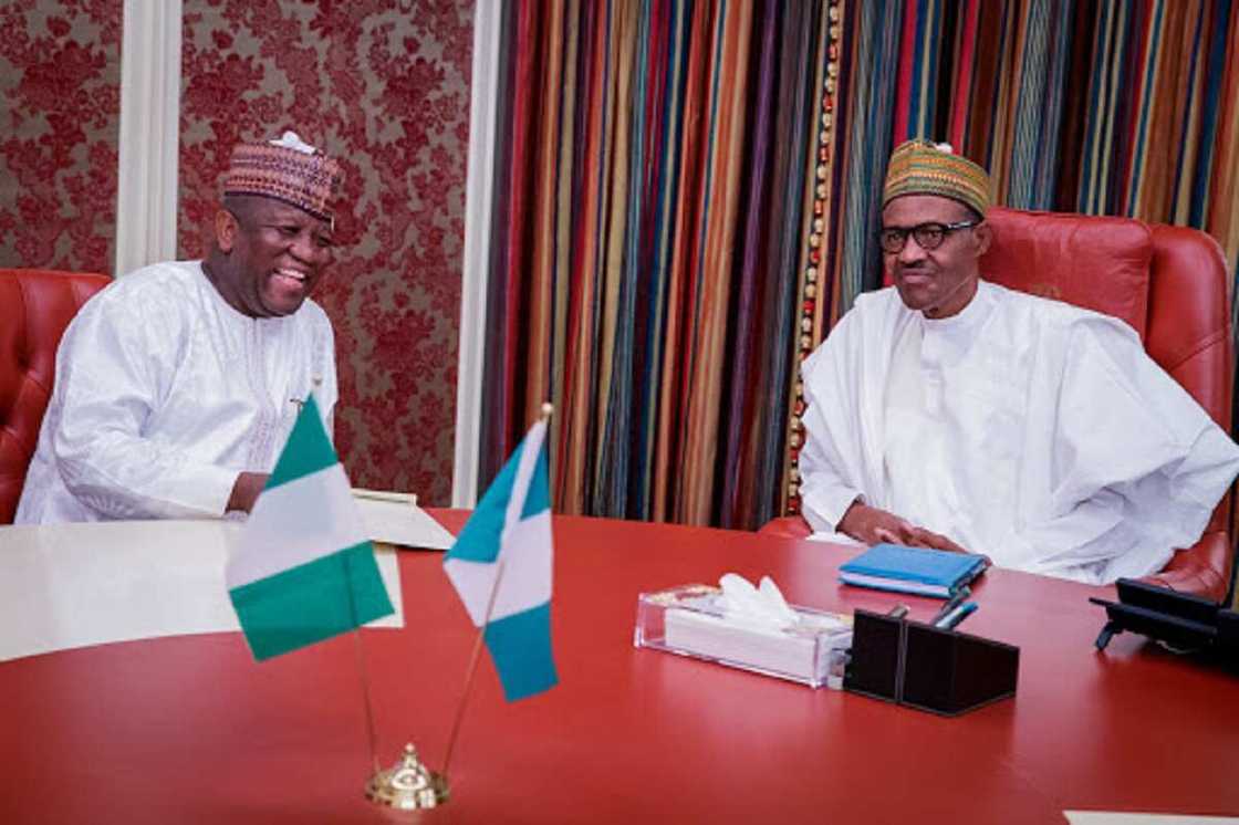 Alhaji Abdulaziz Yari da Muhammadu Buhari