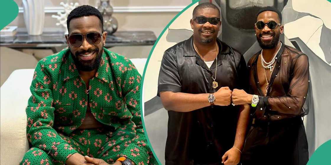 D'banj visits Don Jazzy's residence D'banj visits Don Jazzy's residence