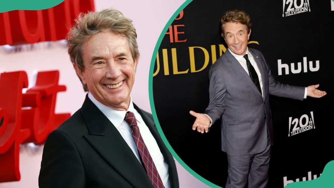 Martin Short at Nya Studios (L). Martin Short at DGA Theater Complex (R)