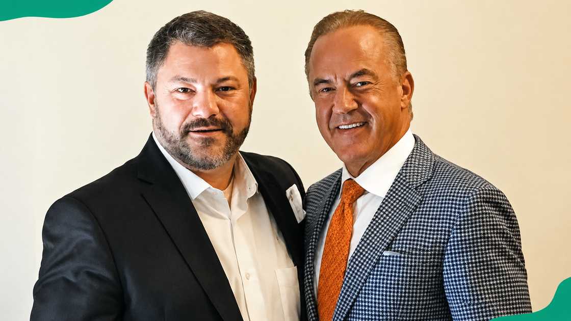 Jeff Favre and a friend