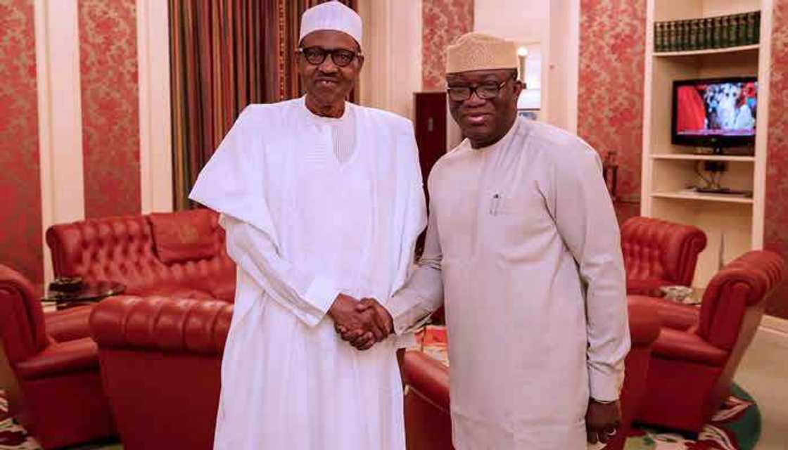 Bana shirin karban mulki daga hannun Buhari - Fayemi Bana shirin karban mulki daga hannun Buhari - Fayemi