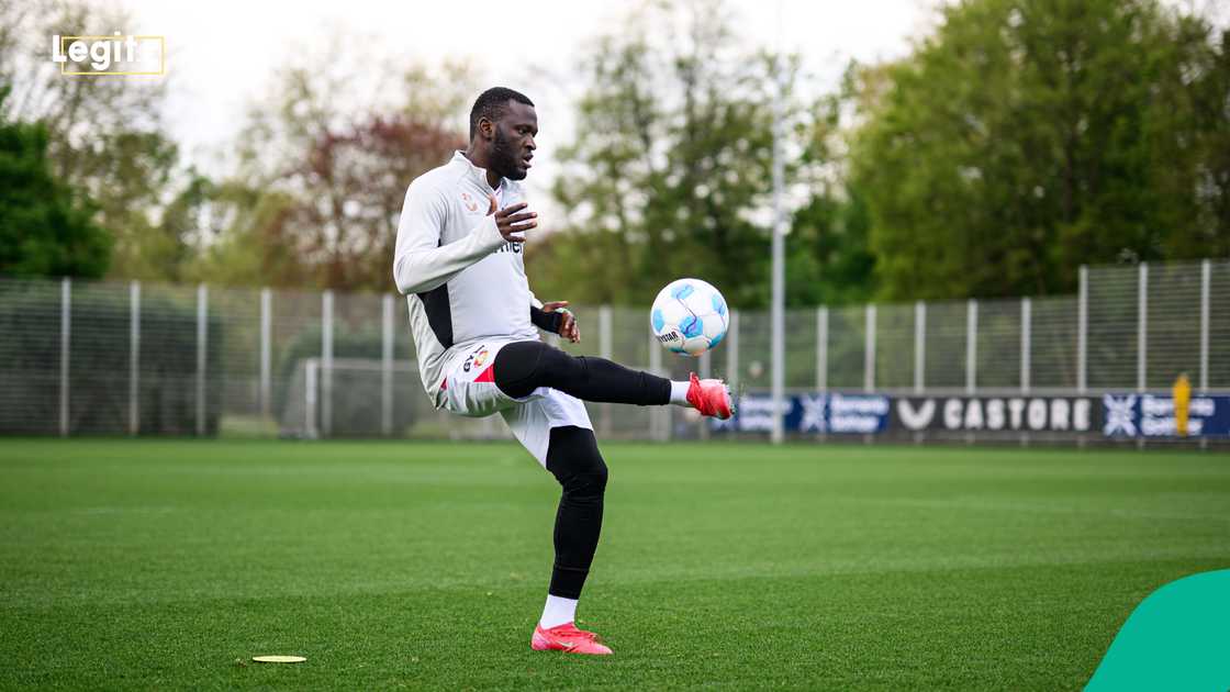 Victor Boniface, Bayern Leverkusen, Germany, Super Eagles, Nigeria. Victor Boniface, Bayern Leverkusen, Germany, Super Eagles, Nigeria.