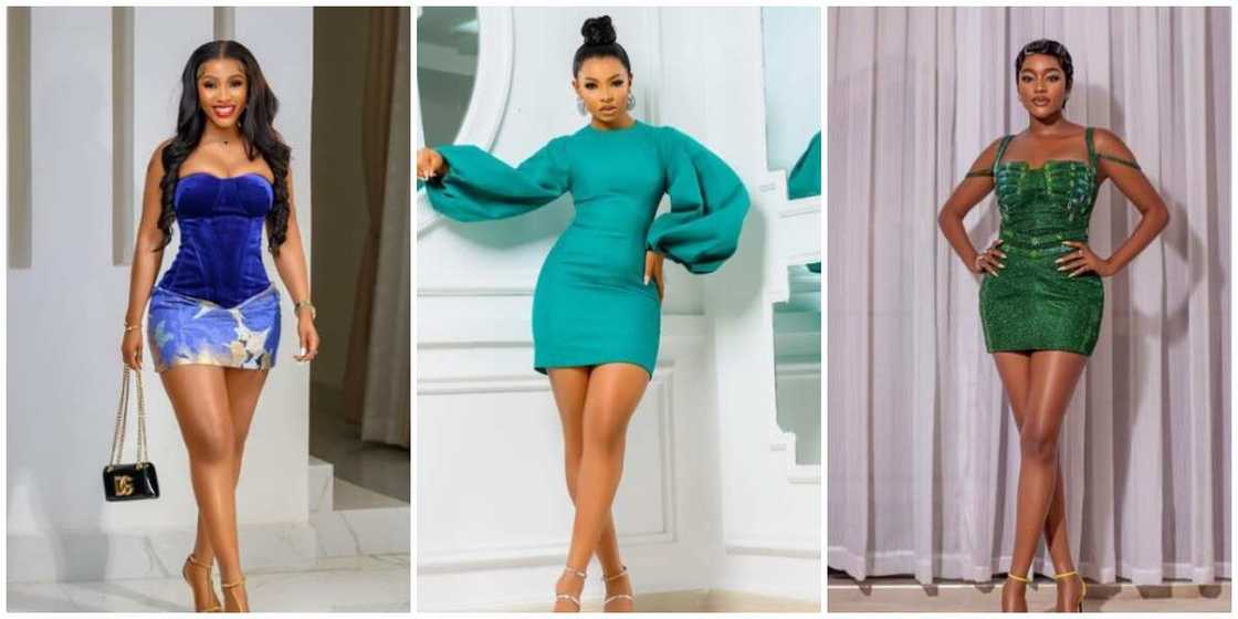 Photos of Mercy Eke, Liquorose and Beauty Tukura. Photos of Mercy Eke, Liquorose and Beauty Tukura.