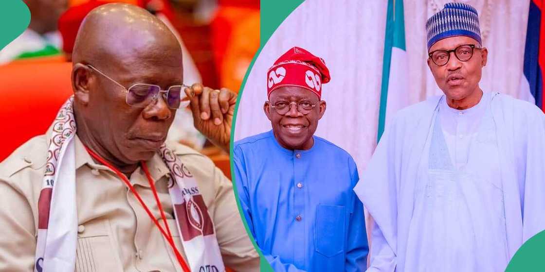 Tinubu, Buhari, Adams Oshiomhole Tinubu, Buhari, Adams Oshiomhole