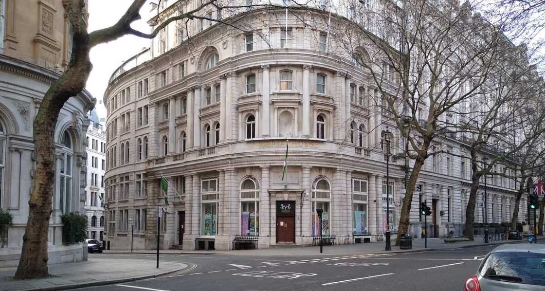 Front view of the Nigerian high commission in London Front view of the Nigerian high commission in London