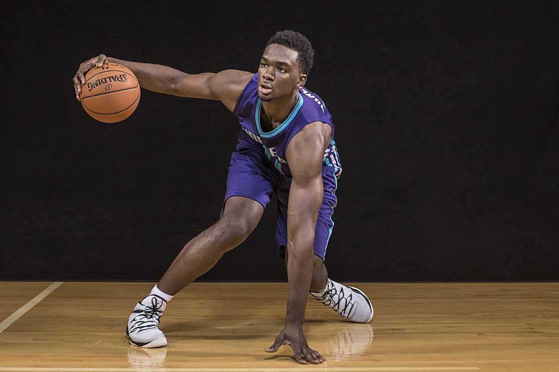 Noah Vonleh at MSG Training Center in Tarrytown, New York.