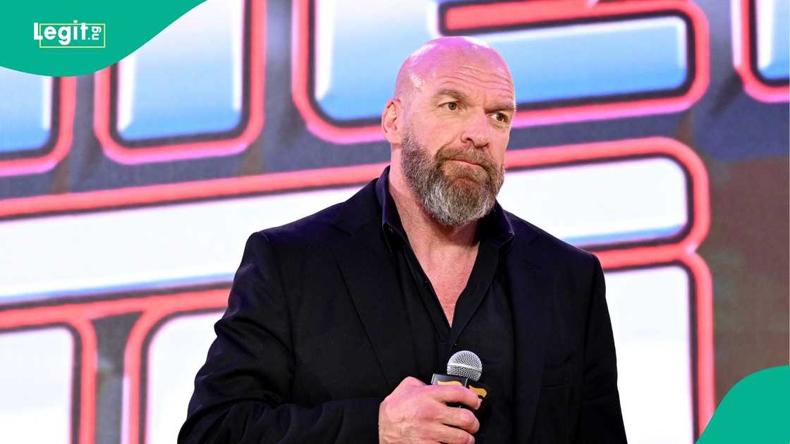 Triple H, Shwan Michael, WWE, Kerwin Silifies, America. Triple H, Shwan Michael, WWE, Kerwin Silifies, America.