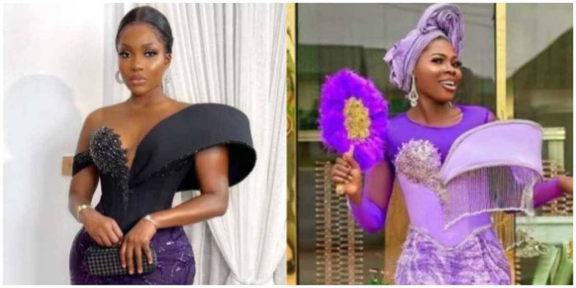 Photos of the lady's inspiration and what she got. Photos of the lady's inspiration and what she got.