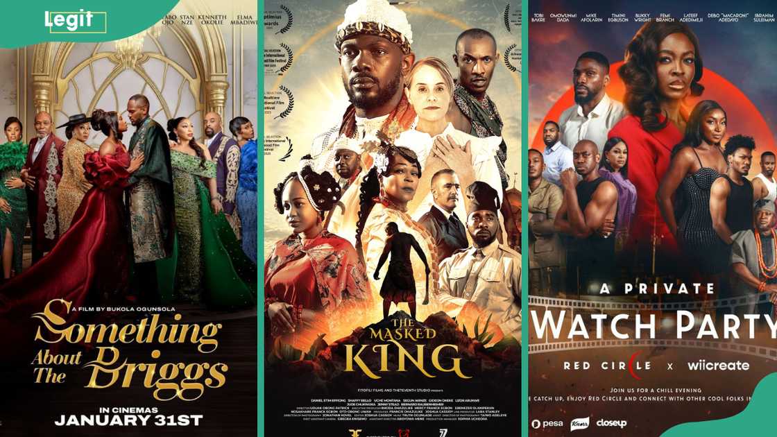 Something About the Briggs, The Masked King, and Red Circle Nollywood films Something About the Briggs, The Masked King, and Red Circle Nollywood films