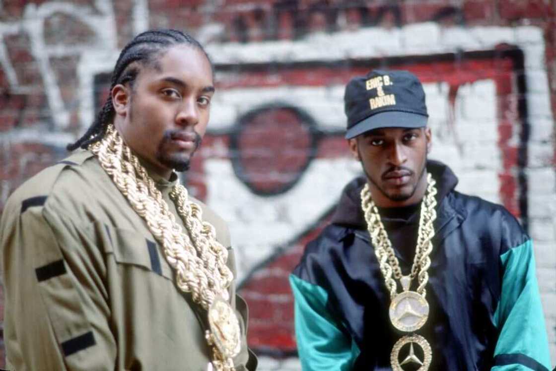 Rappers Eric B & Rakim in New York, New York, USA