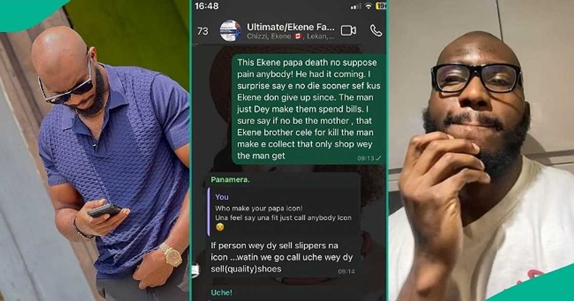 Male friends try to console grieving friend in controversial way Male friends try to console grieving friend in controversial way