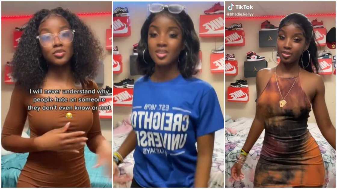 Many people express admiration for her. Many people express admiration for her.