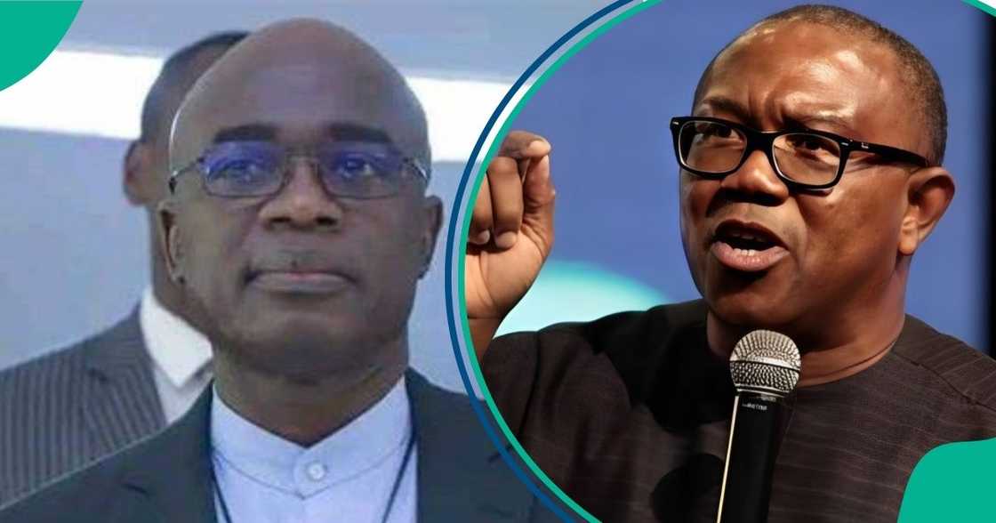 Benue Governor Hyacinth Alia has explained why he blocked Peter Obi's access to the state's IDPs. Benue Governor Hyacinth Alia has explained why he blocked Peter Obi's access to the state's IDPs.