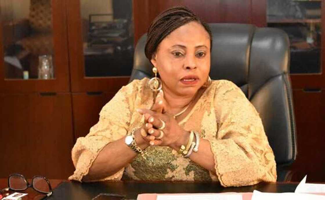 Sakatariyar gwamnatin jihar Ondo, Princess Odu. Sakatariyar gwamnatin jihar Ondo, Princess Odu.