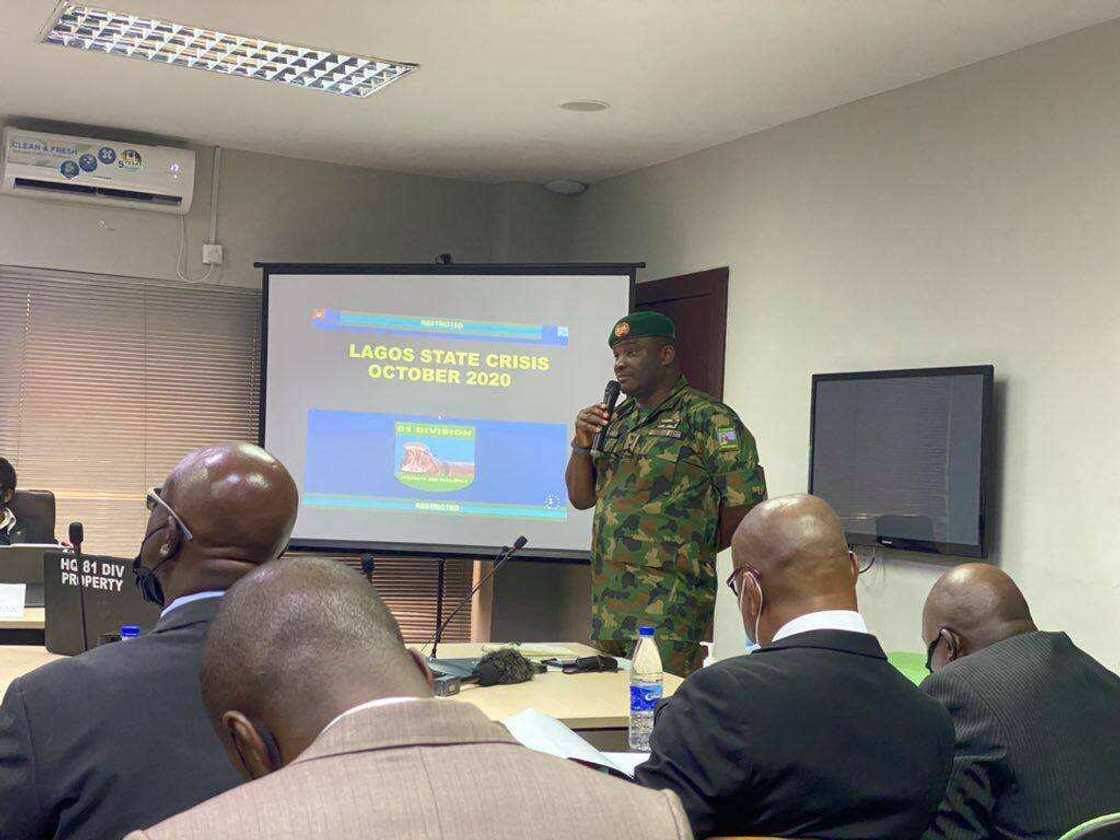 EndSARS: General Taiwo says he is not aware army denied being at Lekki tollgate EndSARS: General Taiwo says he is not aware army denied being at Lekki tollgate