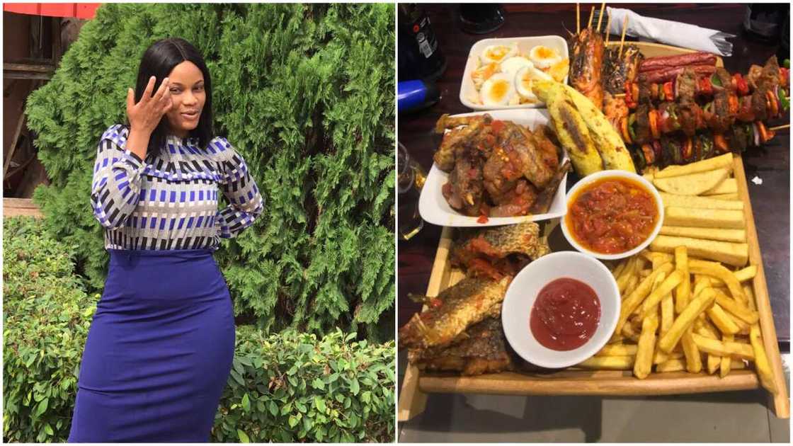 Drop the location - Reactions as Nigerian lady shares photo of N15k food in Benin Drop the location - Reactions as Nigerian lady shares photo of N15k food in Benin