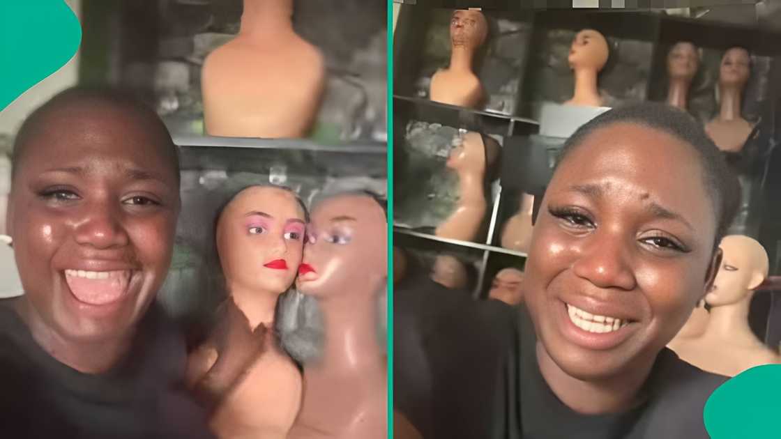 Emotional moment Nigerian woman begs for help after robbery at her store Emotional moment Nigerian woman begs for help after robbery at her store