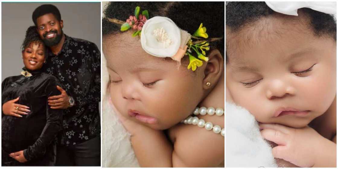 Basketmouth shares photos of daughter. Basketmouth shares photos of daughter.