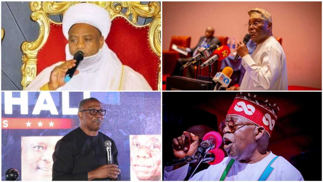 Sultan of Sokoto/Peter Obi/Atiku Abubakar/Bola Tinubu/2023 Election Sultan of Sokoto/Peter Obi/Atiku Abubakar/Bola Tinubu/2023 Election