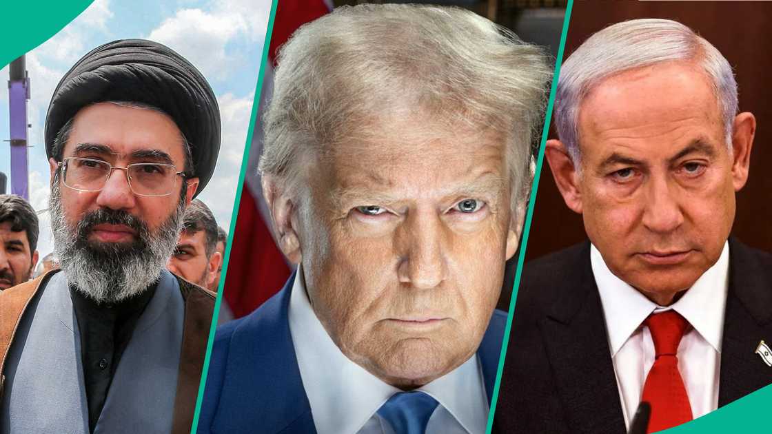 Primate Elijah Ayodele addressing the media, claiming that US President Donald Trump and Israeli Prime Minister Benjamin Netanyahu have failed in the Middle East conflict, as revealed to him by God.