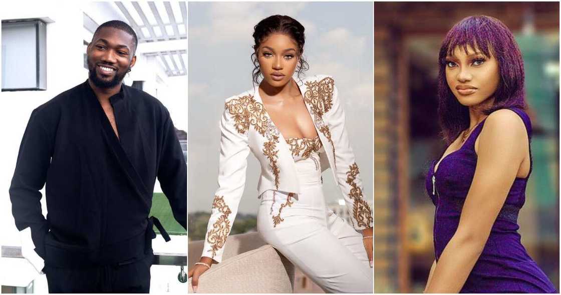 BBNaija's Deji, Beauty and Chomzy BBNaija's Deji, Beauty and Chomzy