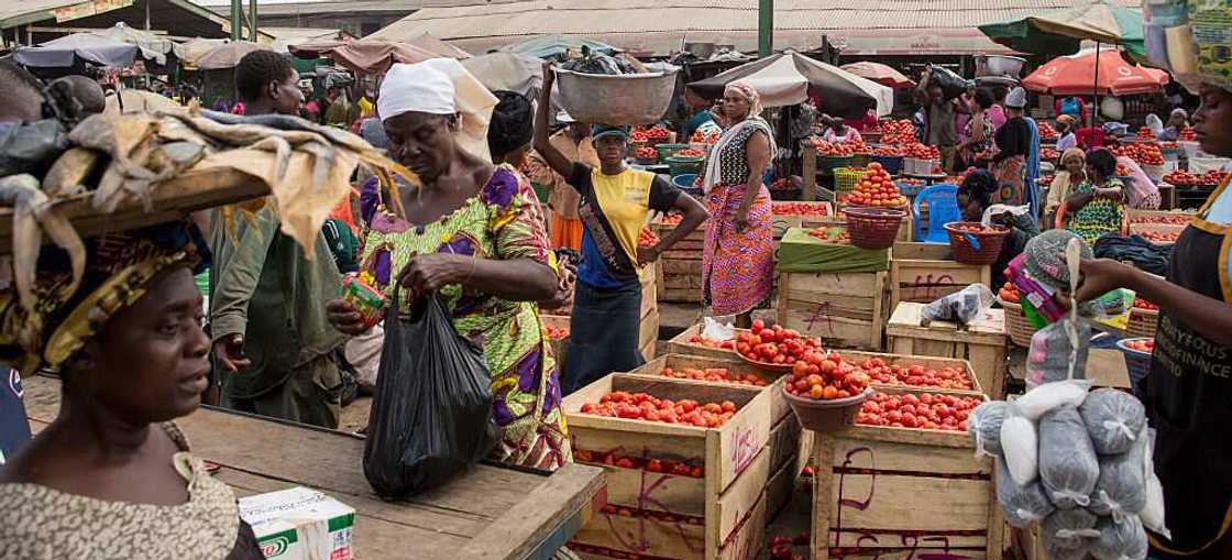 Ghana, Inflation, traders Ghana, Inflation, traders