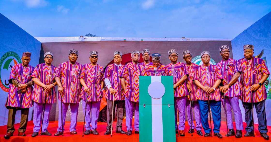 Abia, PDP governors, matching local fabric, meeting Abia, PDP governors, matching local fabric, meeting