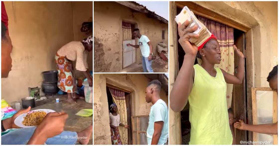 Nigerian mum, stranger, food, cash Nigerian mum, stranger, food, cash