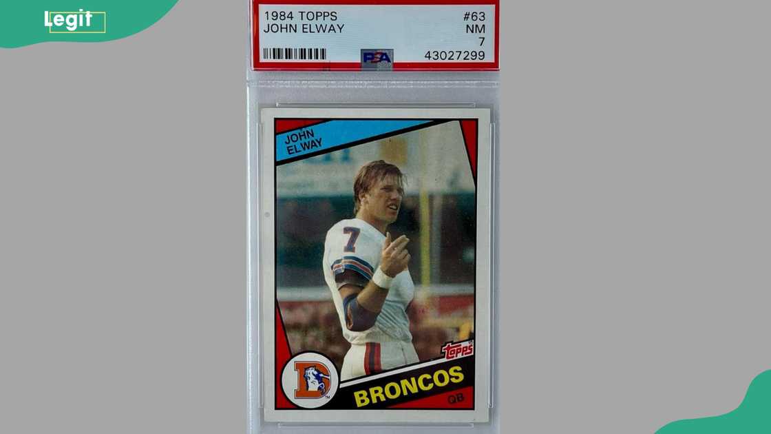 1984 Topps John Elway Rookie #63