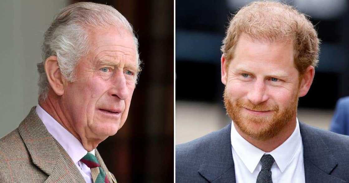 Prince Harry's arrival at Westminster Abbey for King Charles' Coronation