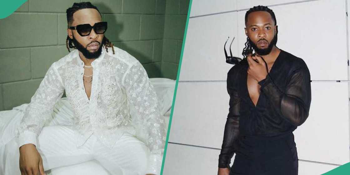 Flavour Flaunts Trimmed Body in Purple Suit, Fans Hail Him: 