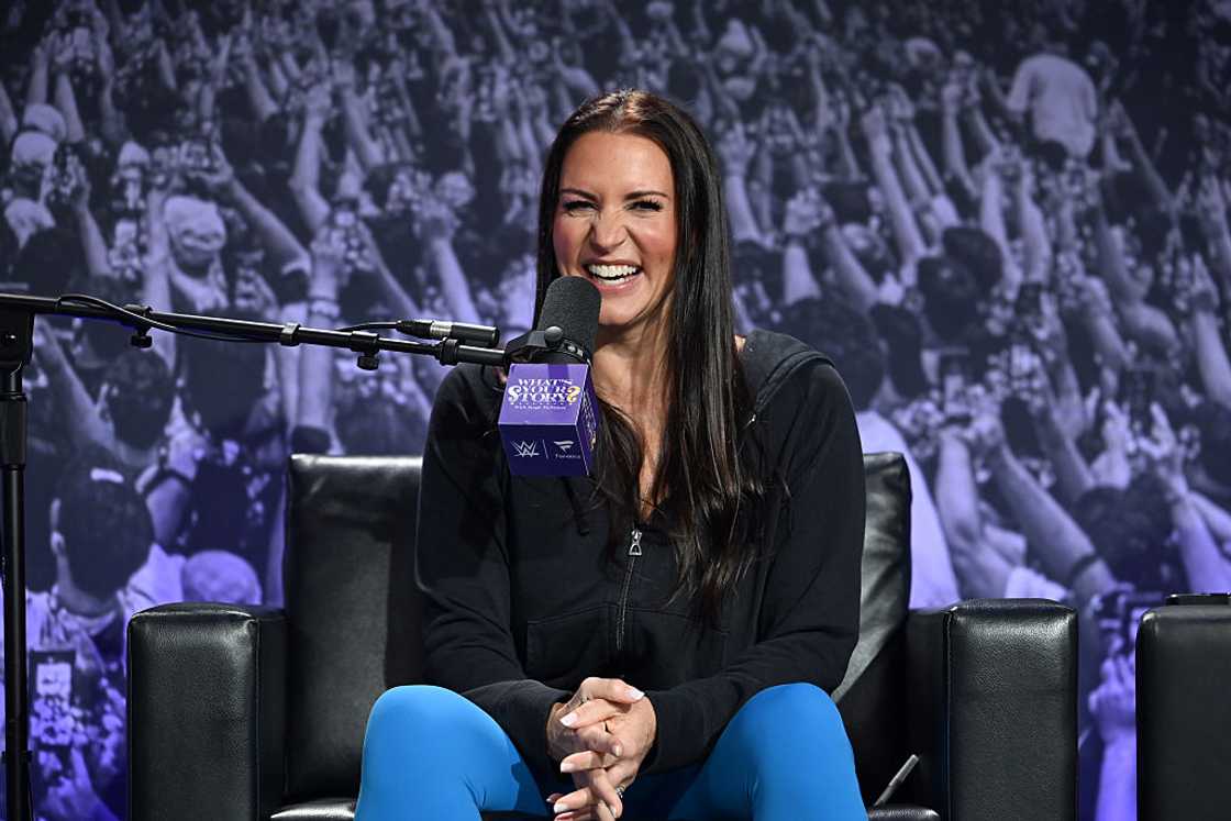 Stephanie McMahon speaks onstage during Fanatics Fest NYC 2026 Stephanie McMahon speaks onstage during Fanatics Fest NYC 2026