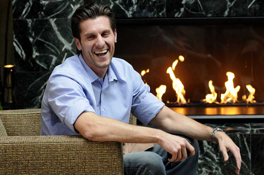 Jason Hoppy on the set of Bethenny Getting Married?