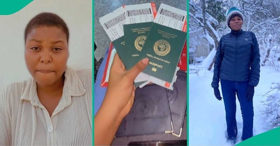 Lady reunites with dad in Finland Lady reunites with dad in Finland