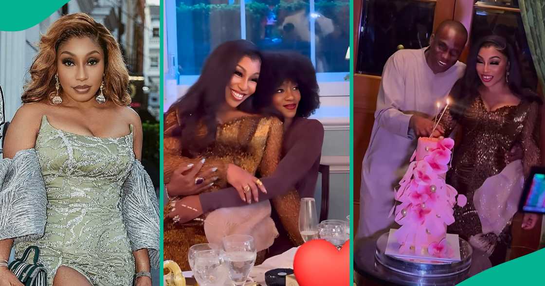 Rita Dominic throws lavish 50th birthday party, Genevieve Nnaji spotted.