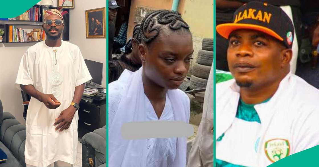 Man reacts to clean accent of Toba Ijaya's daughter.
