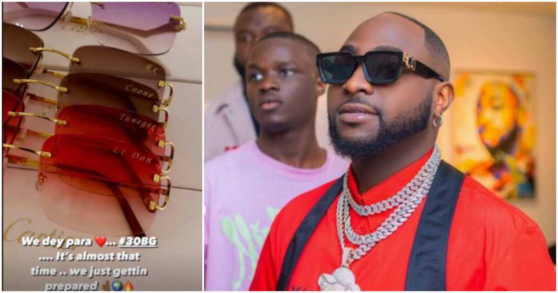 Davido gifts crew members designer glasses. Davido gifts crew members designer glasses.